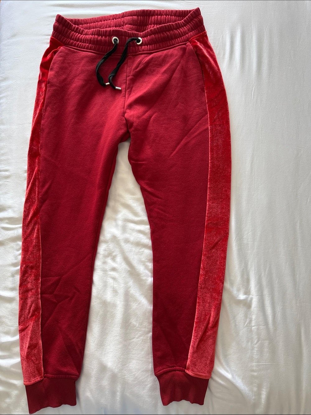 IVY PARK Red Fleece-Lined Sweatpants